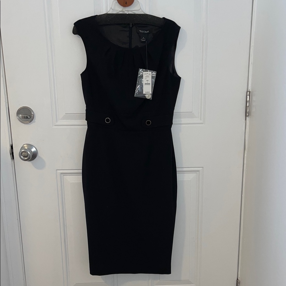 👗White House Black Market | Black Pleated size-2